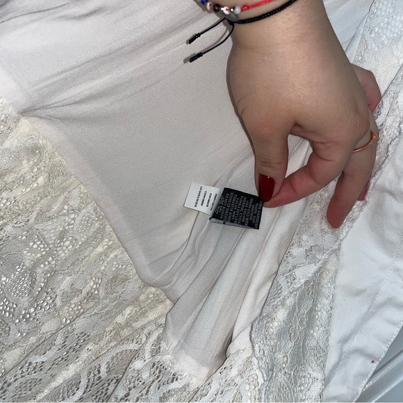 Torrid Ivory 2x Plus Size Lace Detail Blazer/Military Jacket - Picture 6 of 13